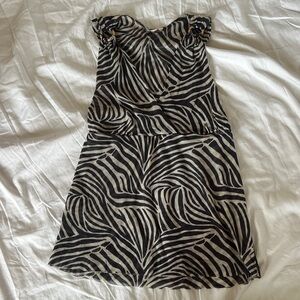 Zebra Print Vintage Top